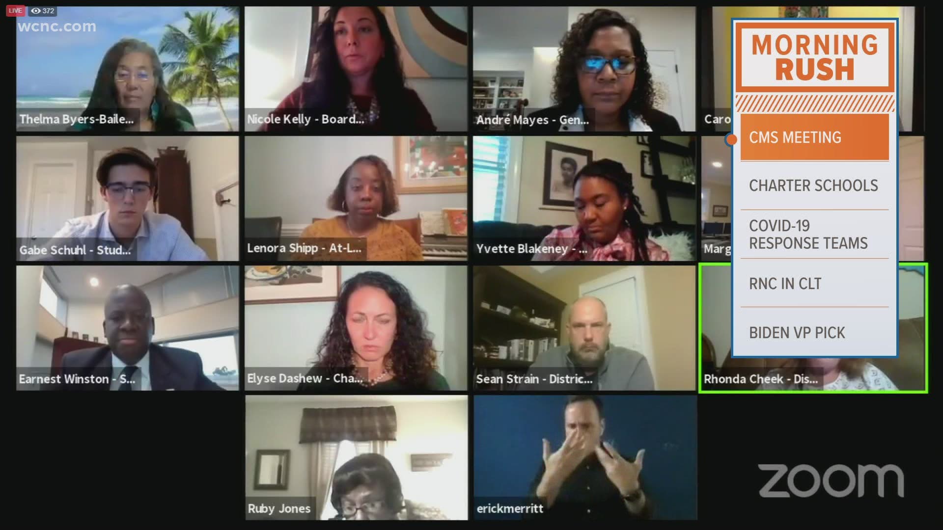During a virtual CMS school board meeting, parents and leaders spoke out about the importance of getting kids back on the field for practice & conditioning.