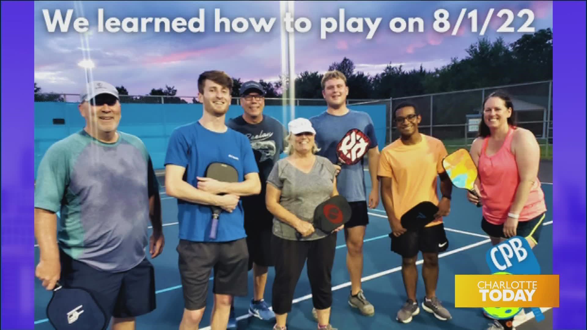 Charlotte Pickleballers meet to practice the game and enjoy each other's company