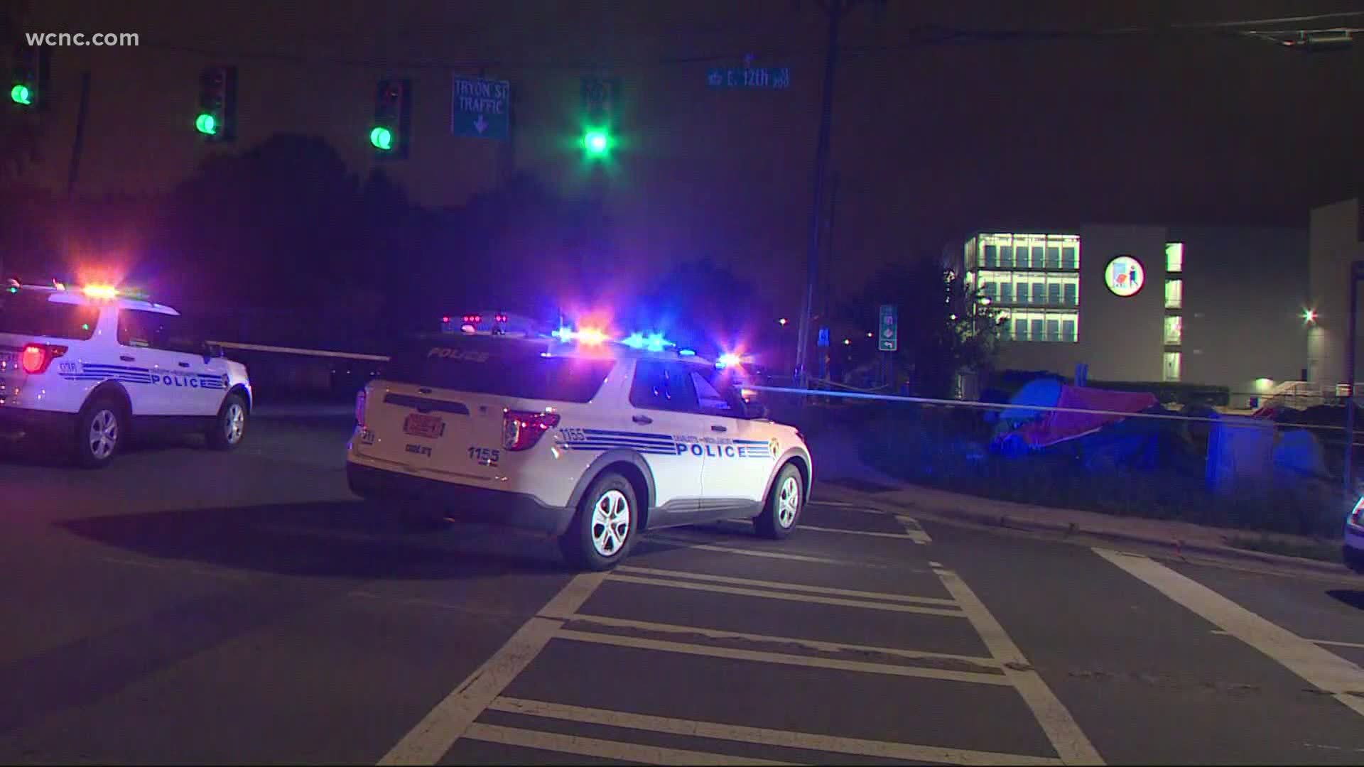 One person was killed in a shooting in uptown Charlotte early Friday, police said. No arrests have been made.