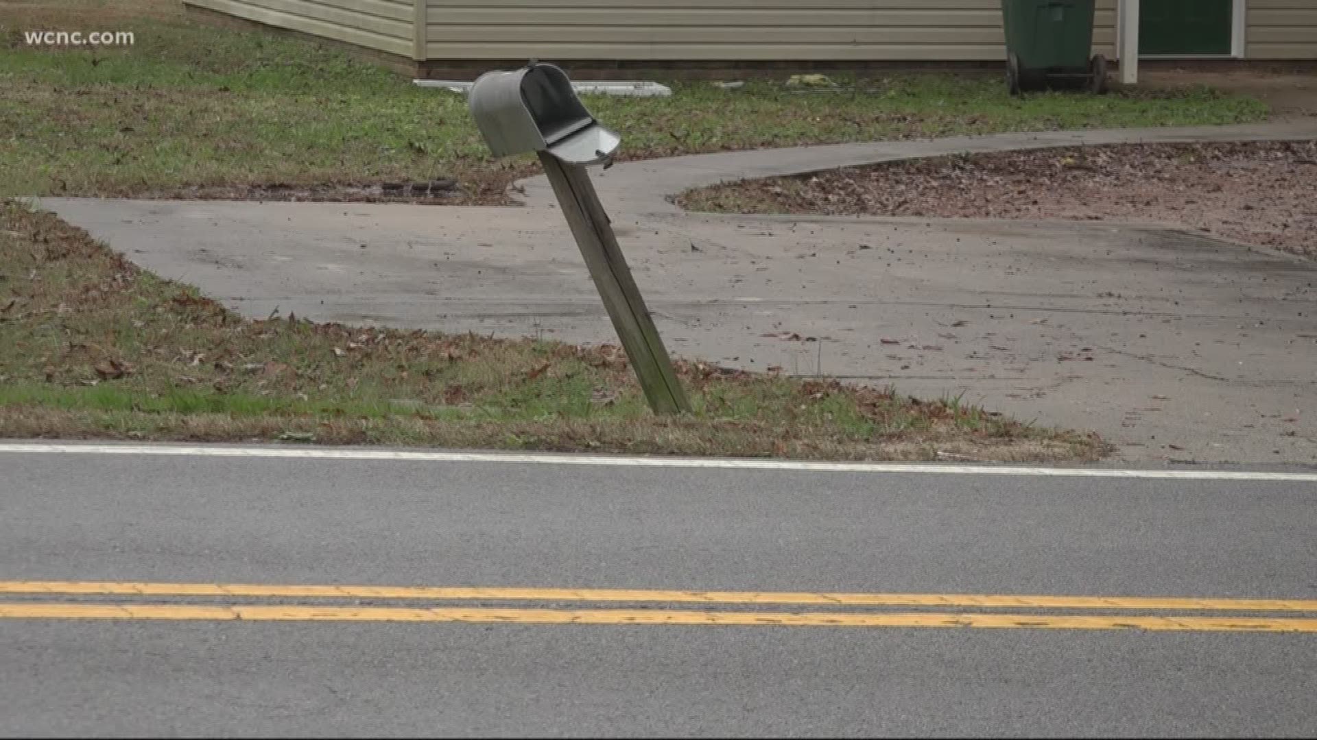 Authorities say Tasheka Barnes lost control of her car, left the road and hit the woman who was at her mailbox.