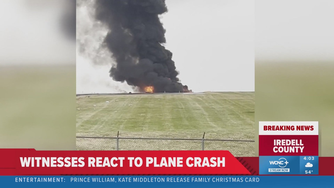 Witness: ‘Fireball’ as Greg Biffle’s plane crashed in Statesville