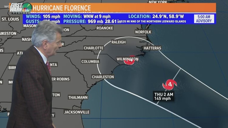 Hurricane Florence 6 A M Update Monday September 10 Hurricane Florence 6 A M Update Monday September 10