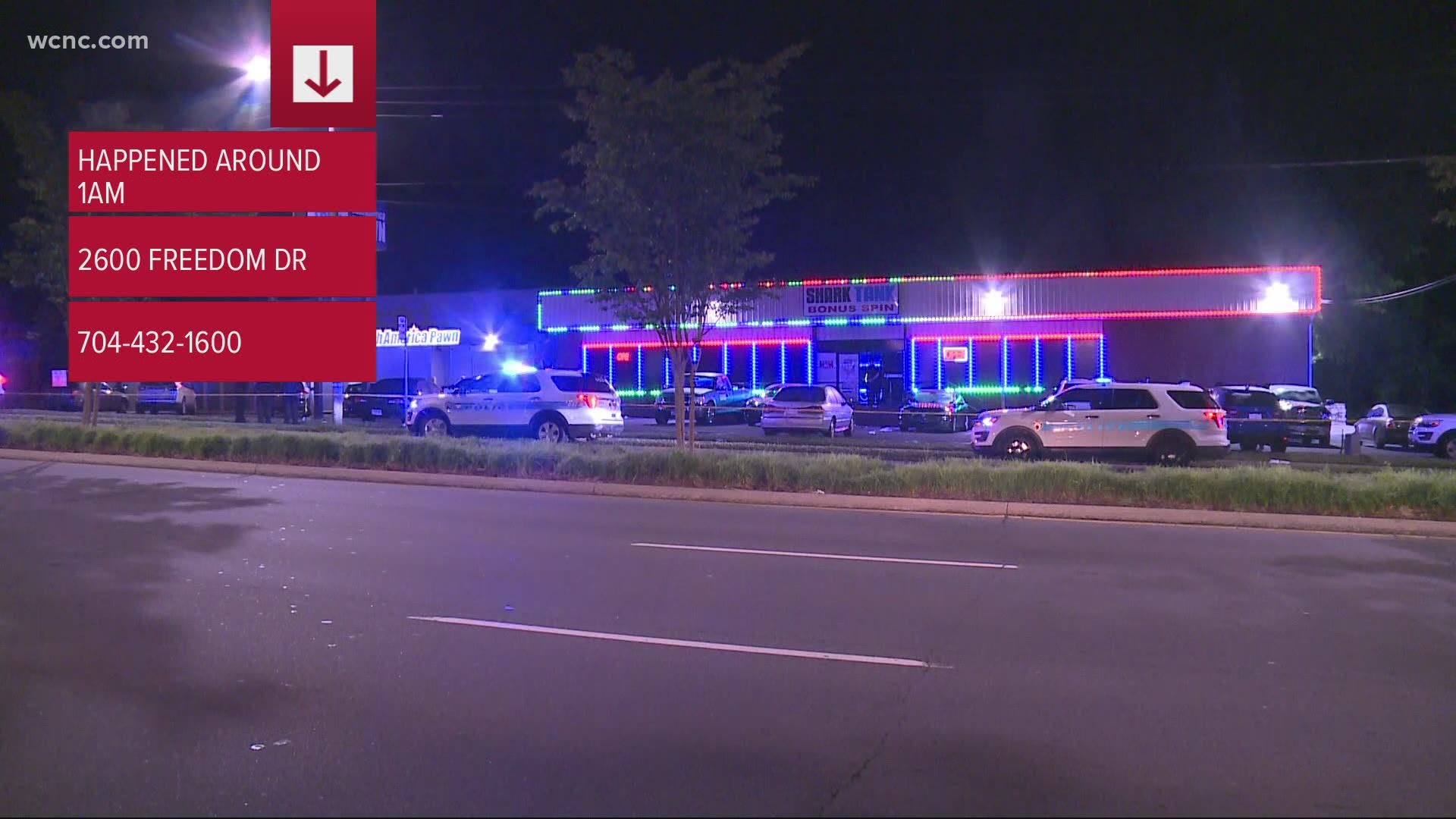 One person was killed in a shooting on West Boulevard early Thursday morning, Charlotte-Mecklenburg Police said.
