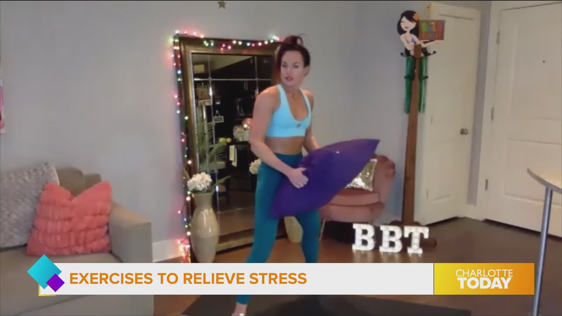 Take your frustrations out on a pillow, and get fit at the same time