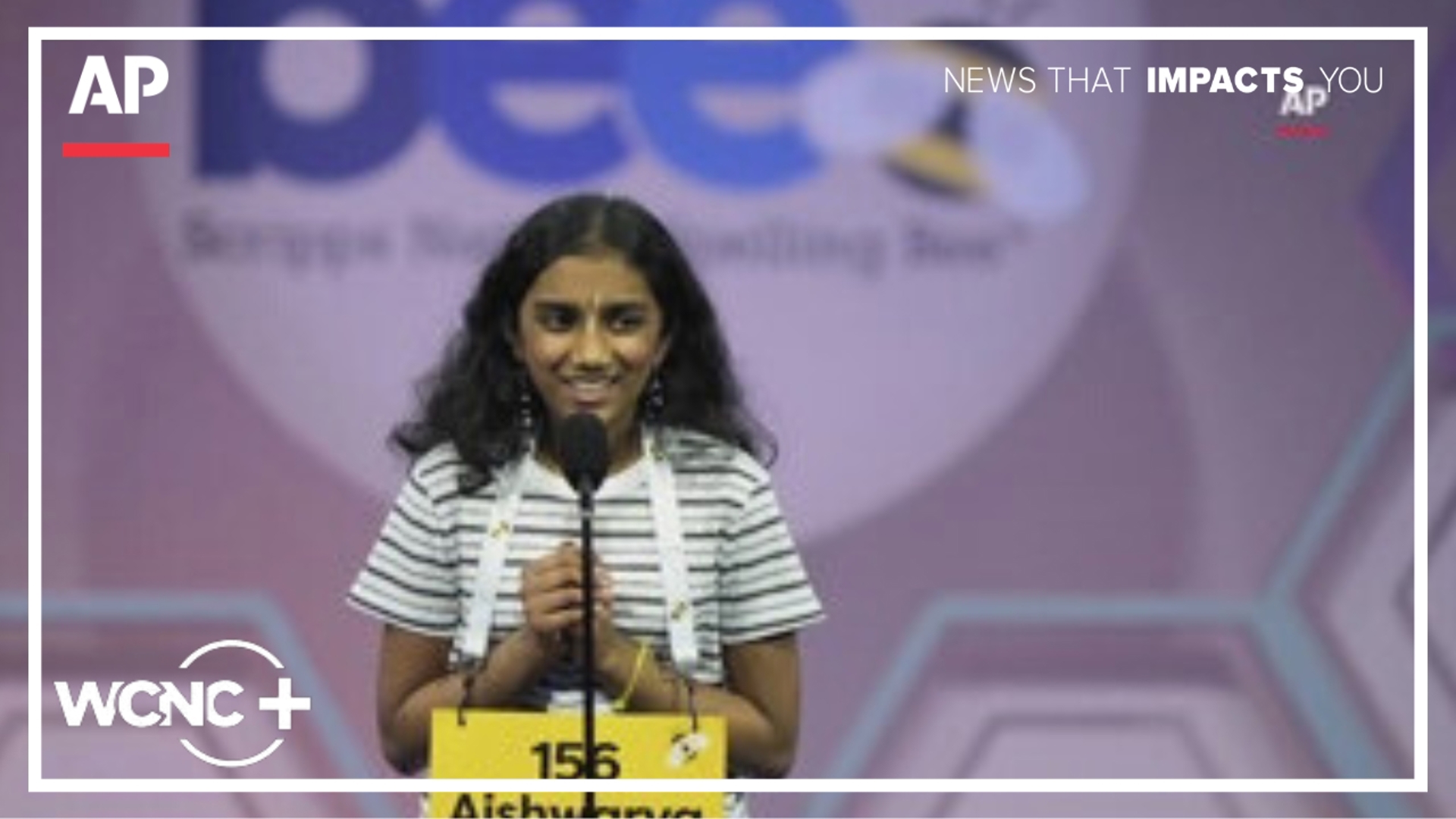 NC's Aishwarya Kallakuri placed 4th in the prestigious national competition. We're putting our Queen City spelling abilities to the test this morning on WCNC+