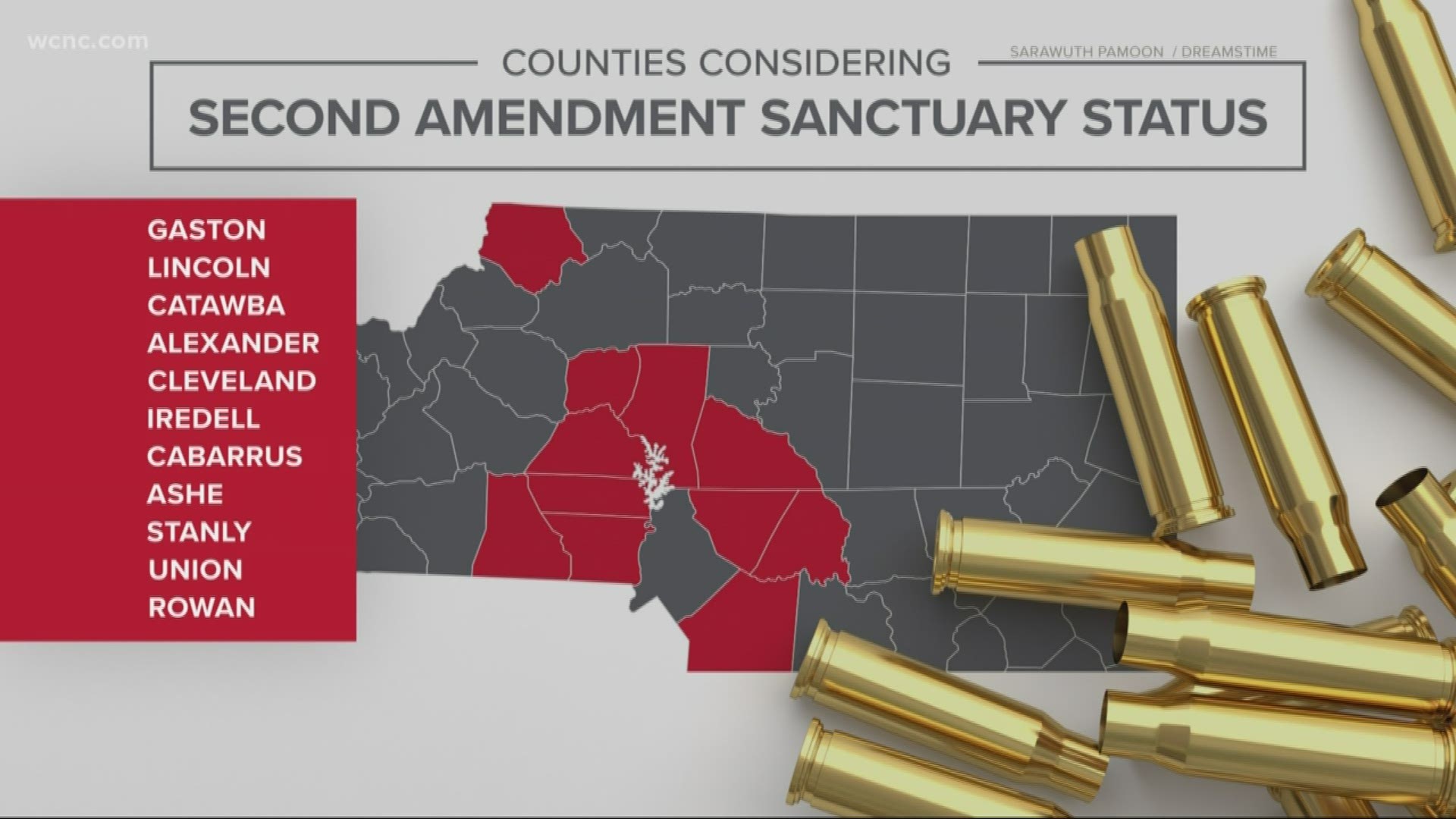 Eleven counties in the Charlotte area have passed or are talking about becoming Second Amendment Sanctuaries, meant to protect the rights of law-abiding gun owners.