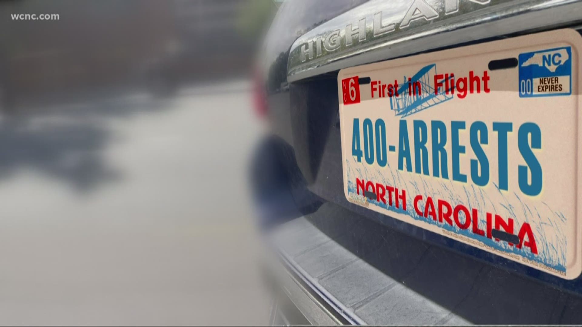 The illegal trick North Carolina drivers use to hide their plates