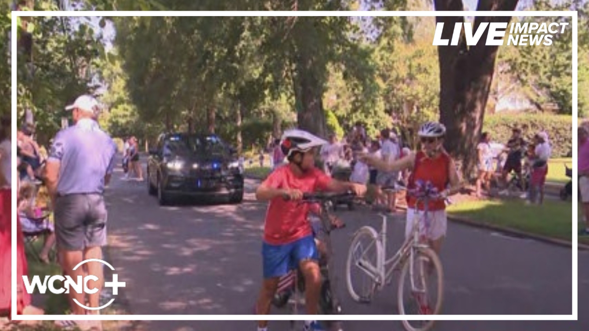 The Myers Park neighborhood came alive with its yearly Fourth of July parade.