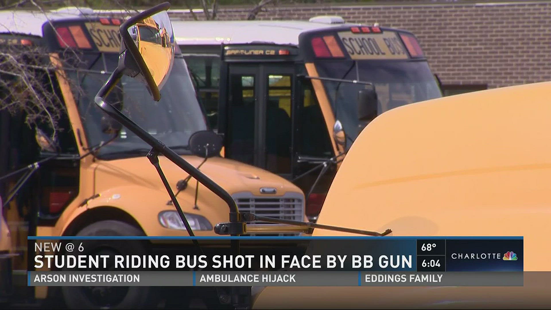 We've learned about a shooting involving a Charlotte school bus.