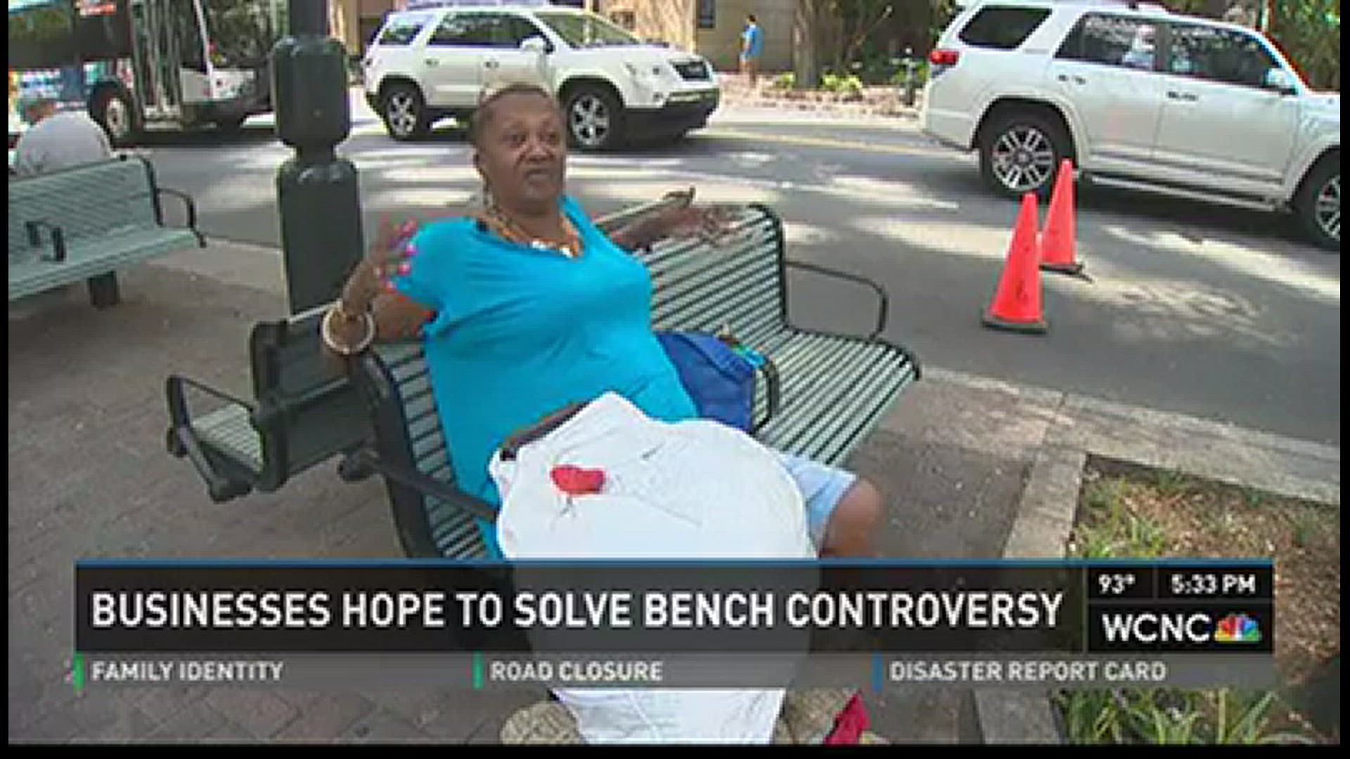 Businesses hope to solve uptown bench controversy