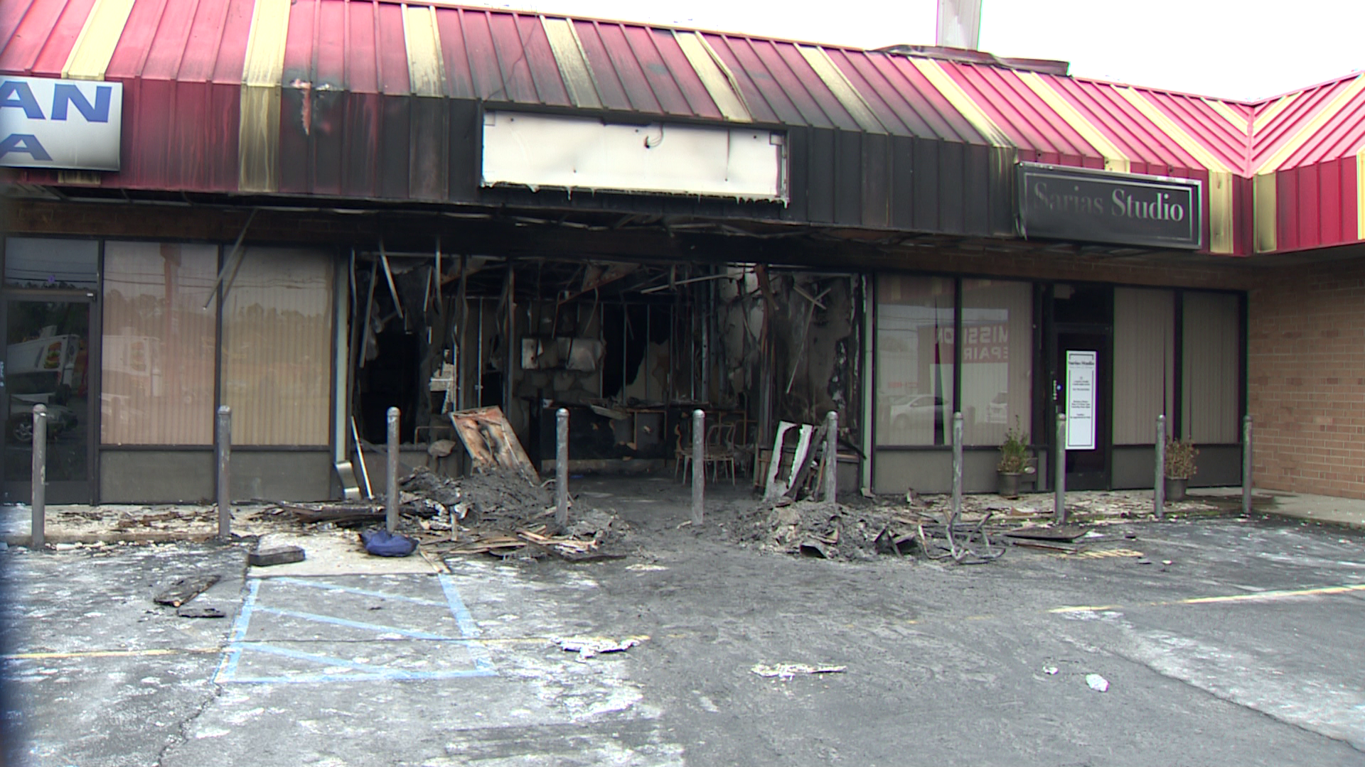 A late night fire at a strip mall in southeast Charlotte was intentionally set, according to Charlotte Fire Department.