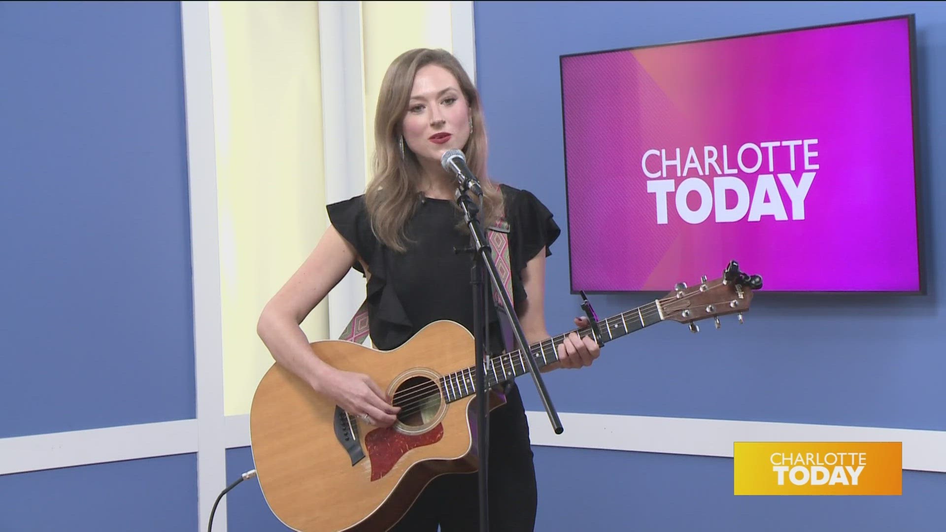 Singer, Songwriter Ellie Morgan in the Charlotte Today Musical