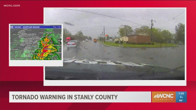 Tornado warning issued for Anson, Stanly counties in NC