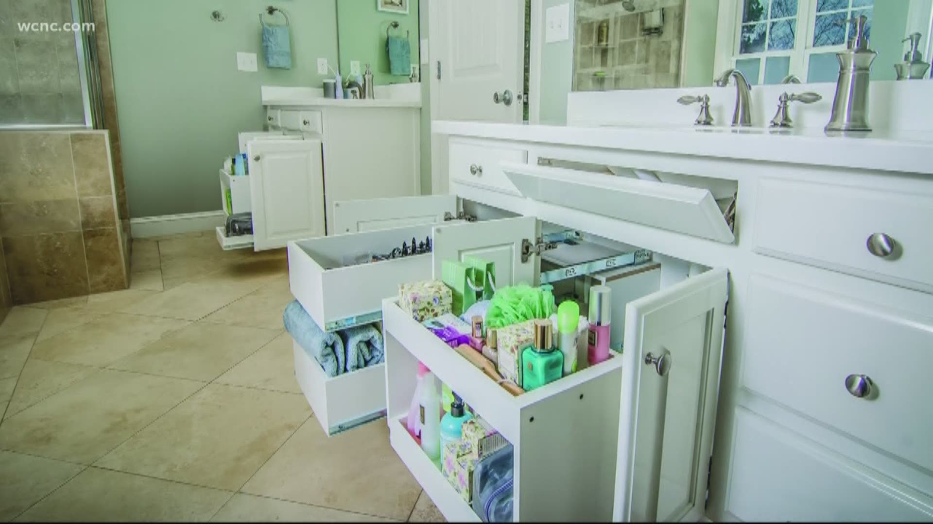 Shelf Genie helps you organize your kitchen and bathroom