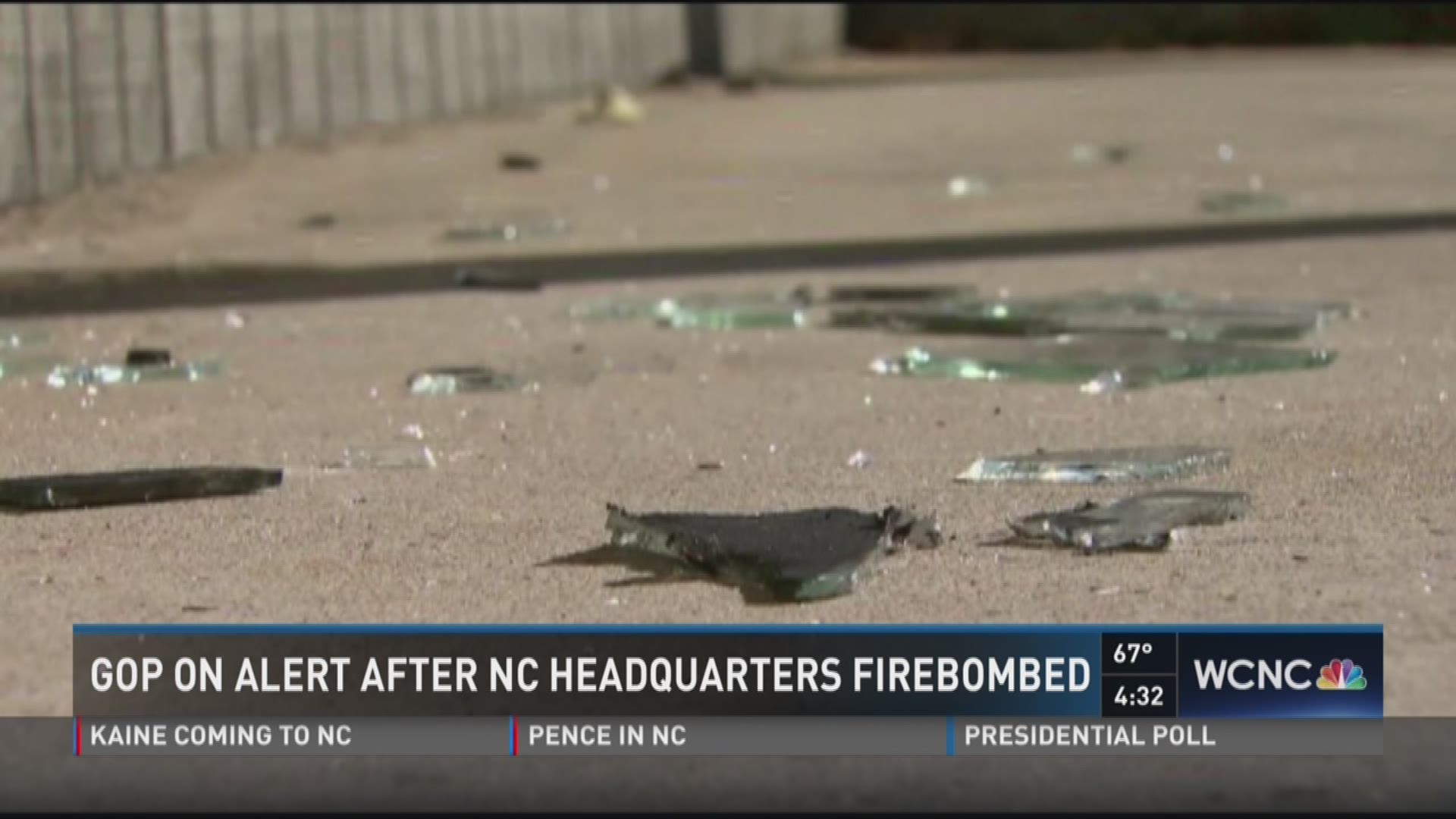 Local GOP offices are on alert after the North Carolina headquarters was firebombed as well as vandalized with spray paint.