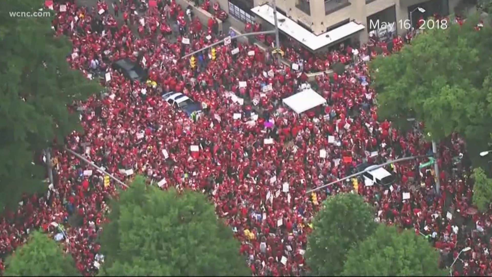 Who can forget the sea of red that flooded downtown Raleigh last year? This year, teachers are planning another rally for May 1 -- complete with a new list of demands for lawmakers.