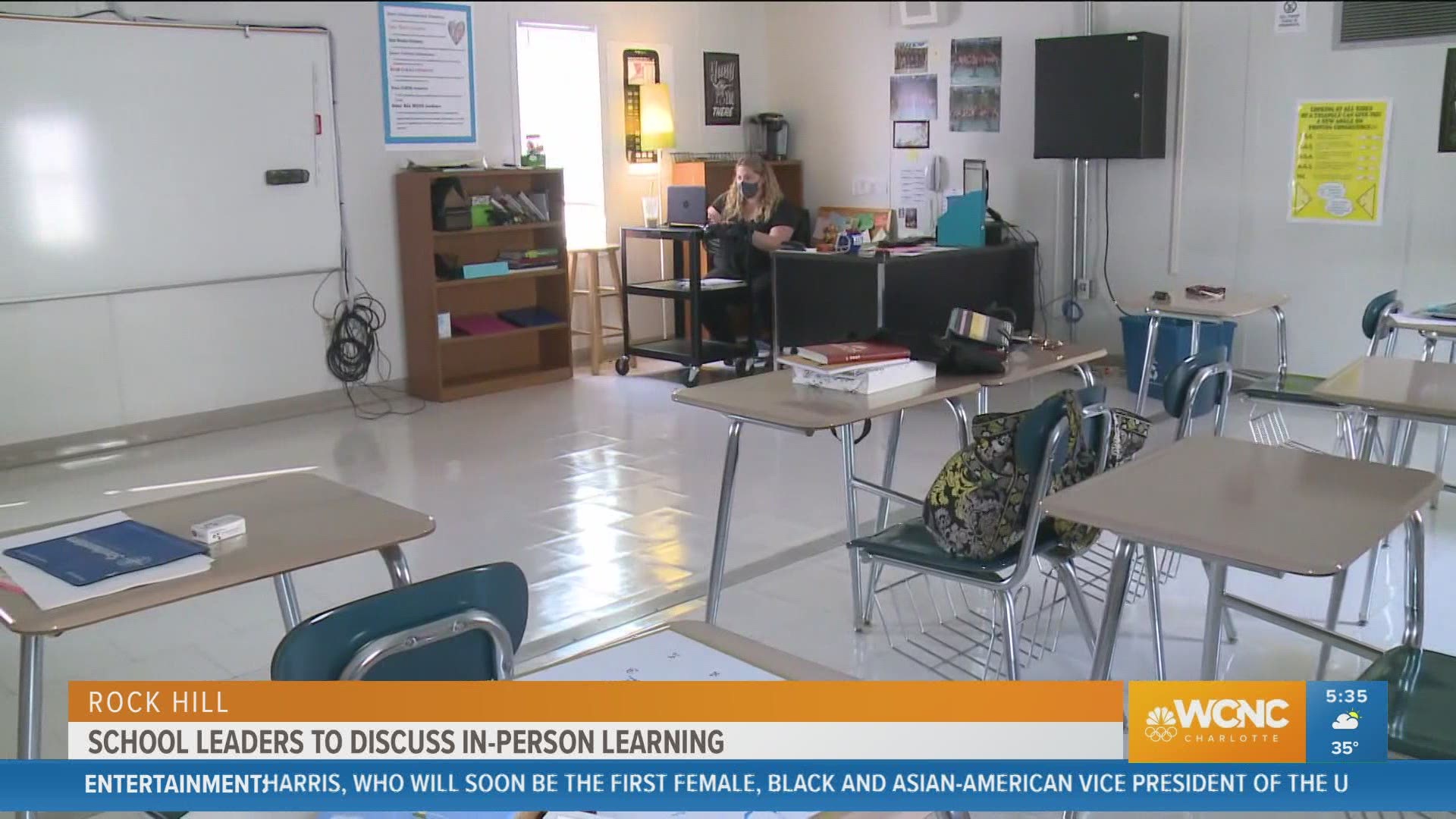 An advocacy group called for an end to all in-person learning hours before Rock Hill school leaders meet to discuss bringing more students back to school.