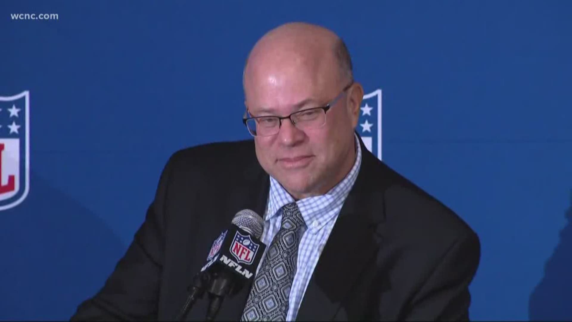 David Tepper met his fellow owners for the first time at the NFL owners meetings in Atlanta.