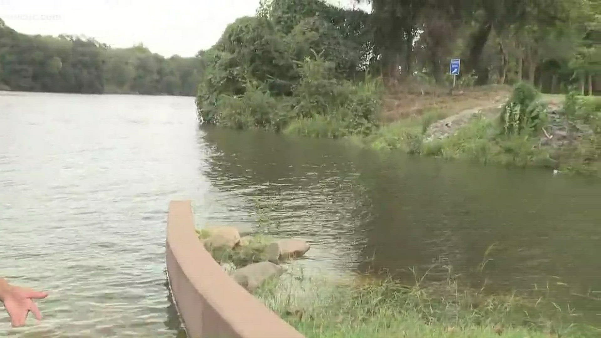 The Catawba River has already begun to swell ahead of Hurricane Florence.