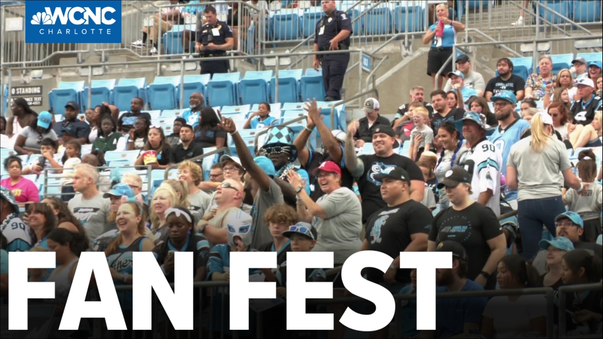 Panthers Fan Fest held as fans clamor to see Bryce Young