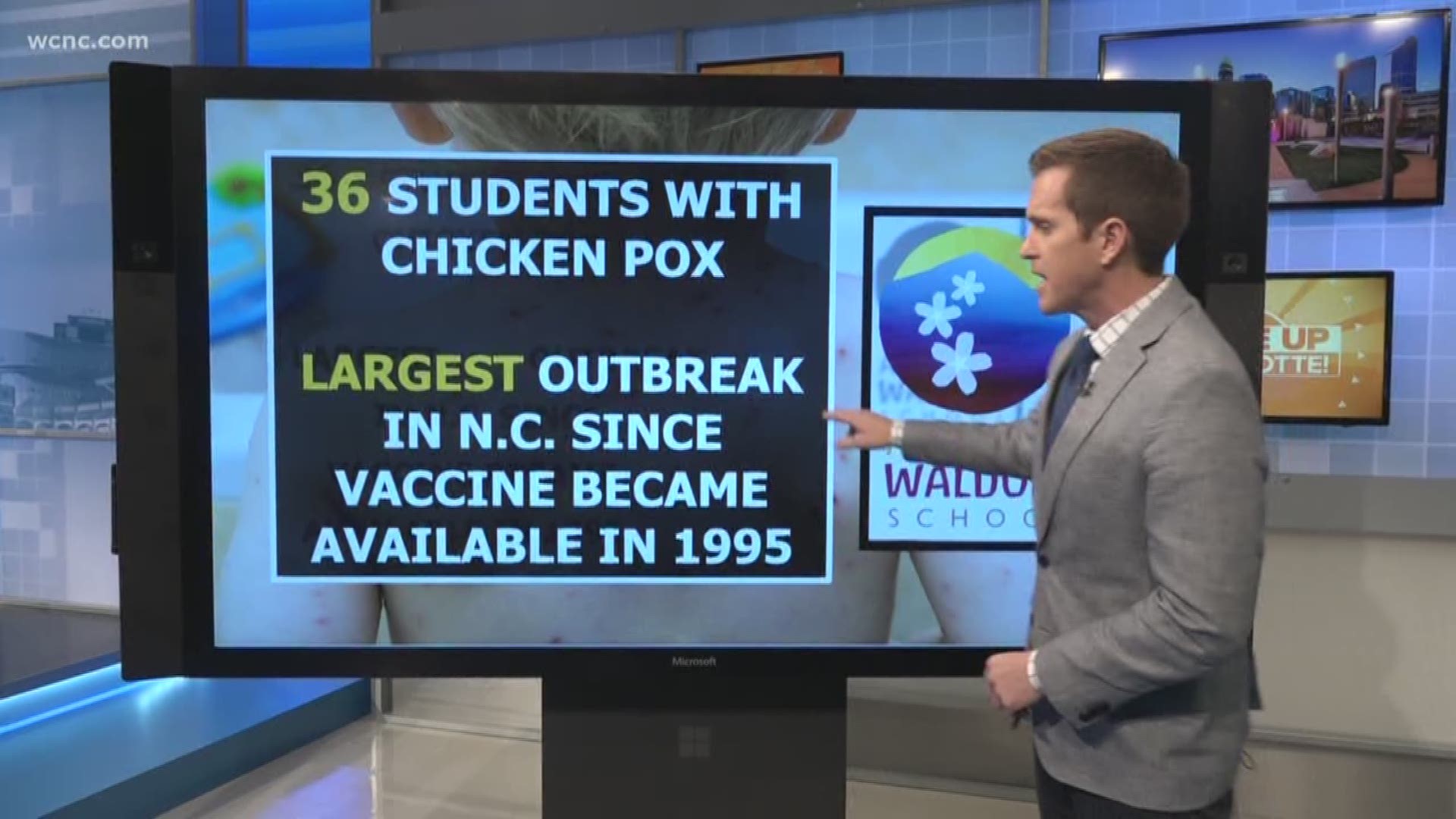 A school in Asheville is dealing with the worst outbreak of chickenpox North Carolina has seen in several years.