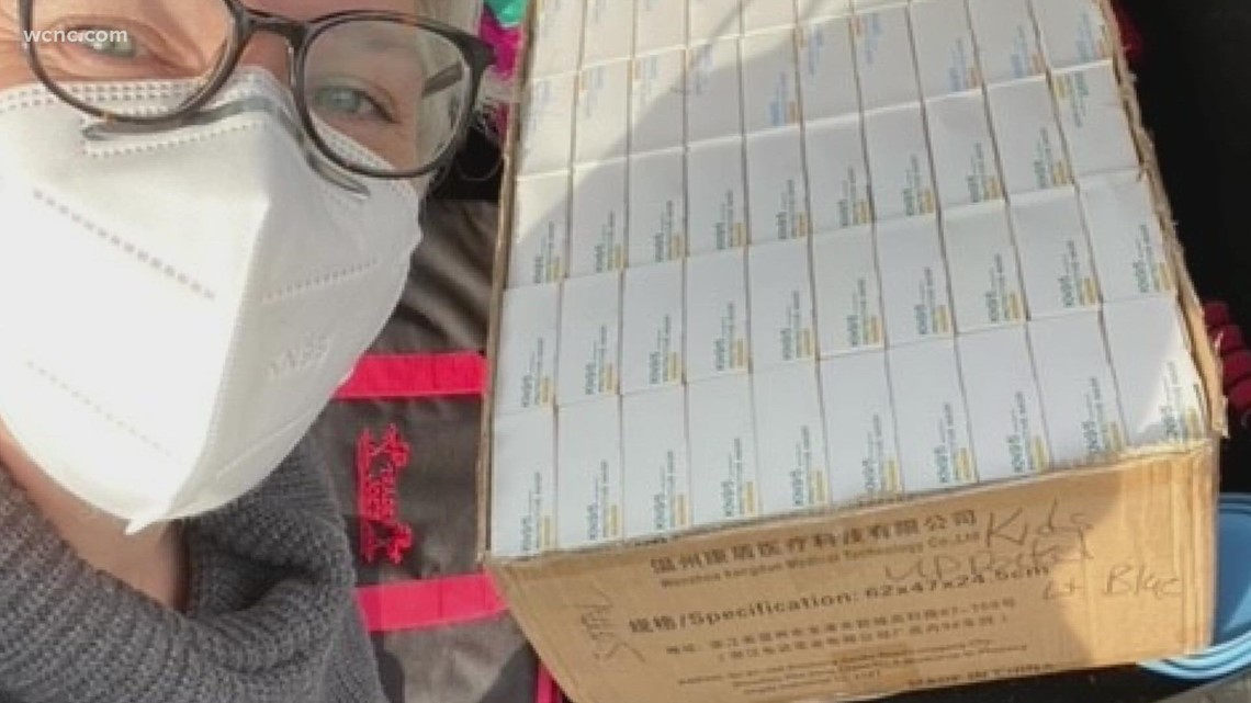 Charlotte mom steps up to ensure students at her daughter's school get masks