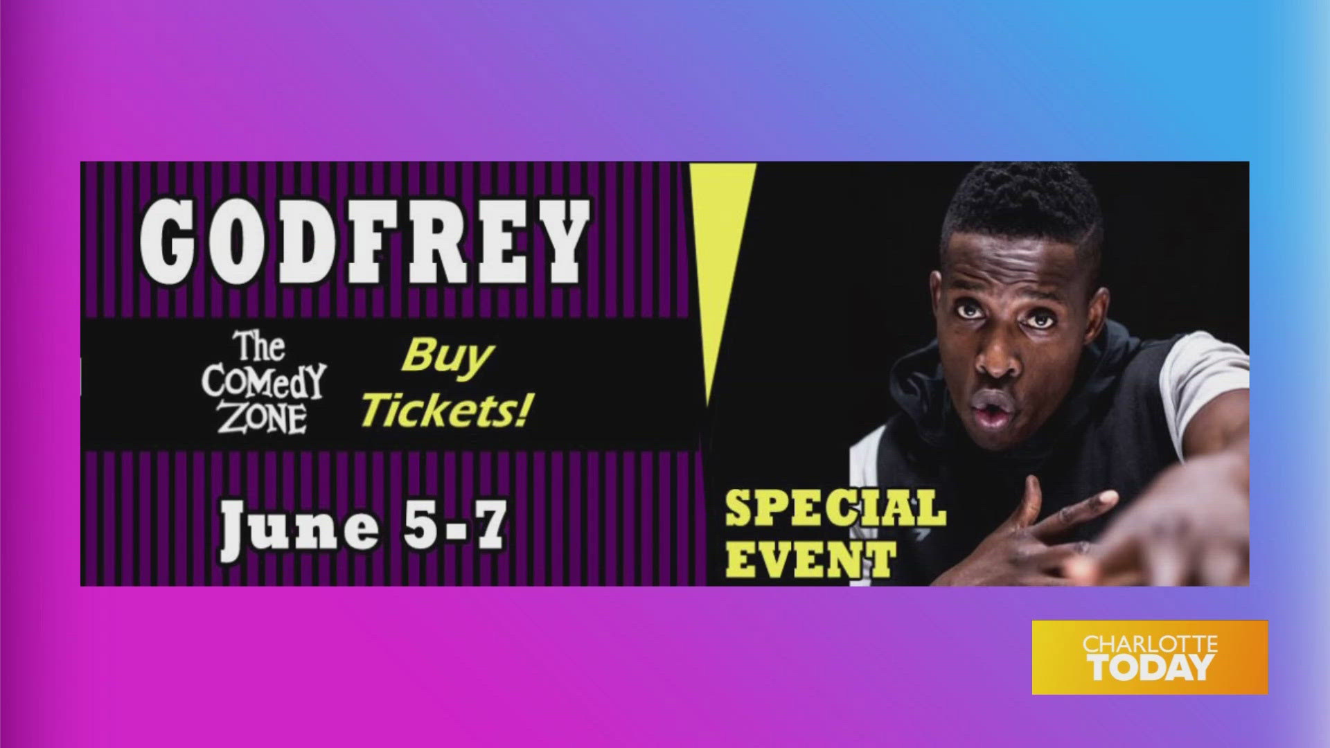 Godfrey Brings the Comedy Heat to Charlotte