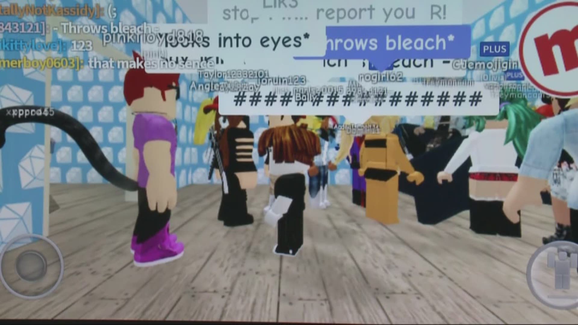 roblox and children