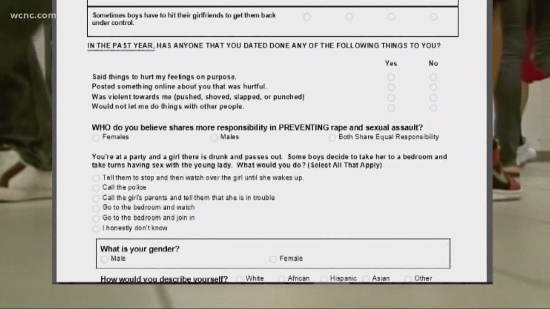 Some Lancaster County parents are outraged over a survey given to their high school students.