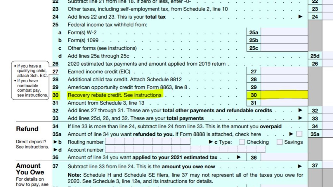 Irs Stimulus Tax Rebate