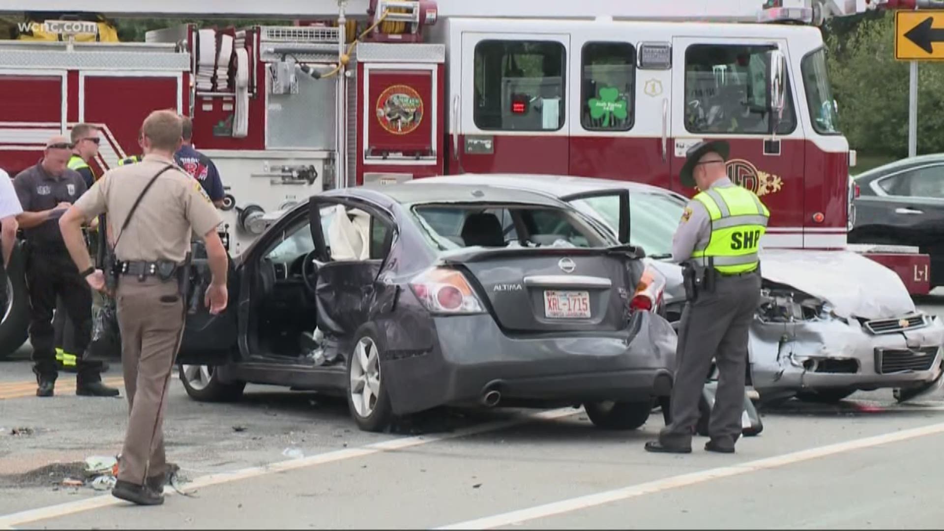 Police chase ends with violent crash in Cabarrus County