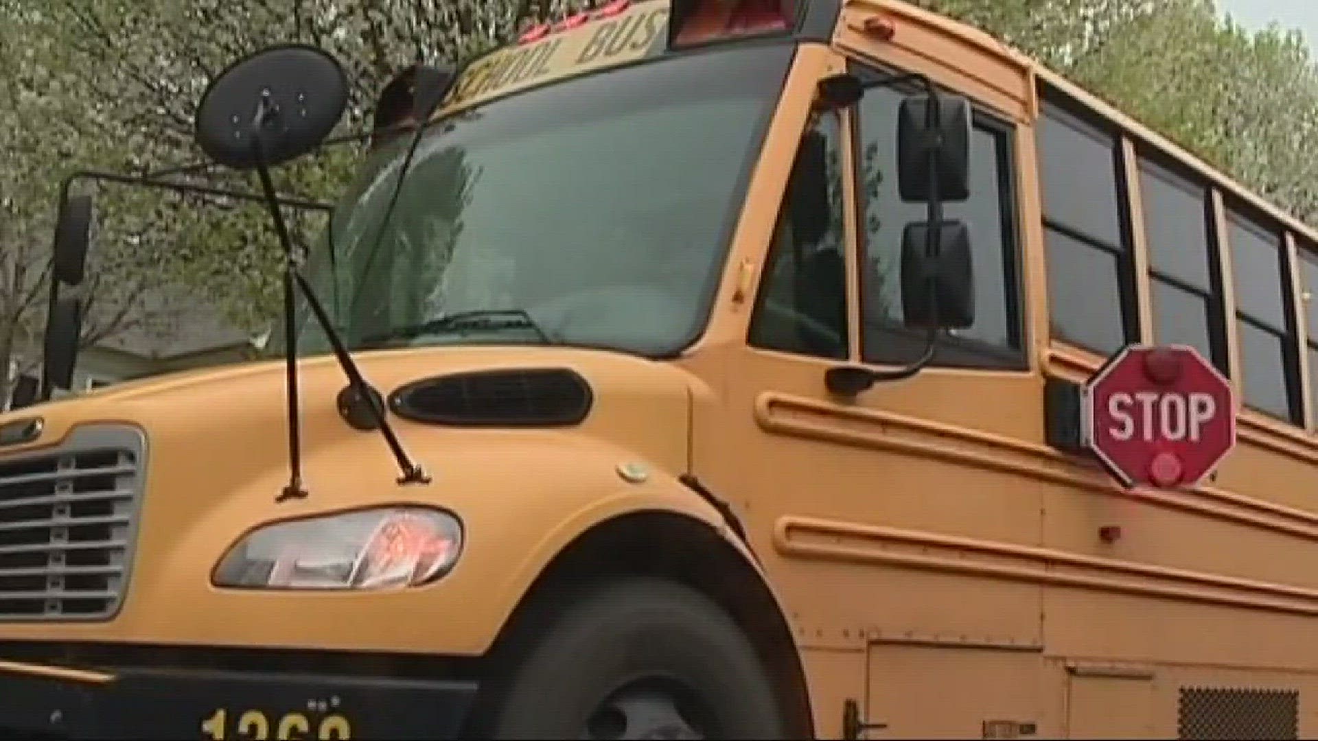 Due to fights inside school buses, new cameras have been installed and a GPS tracking app should help bring down the fights. But is it too far?