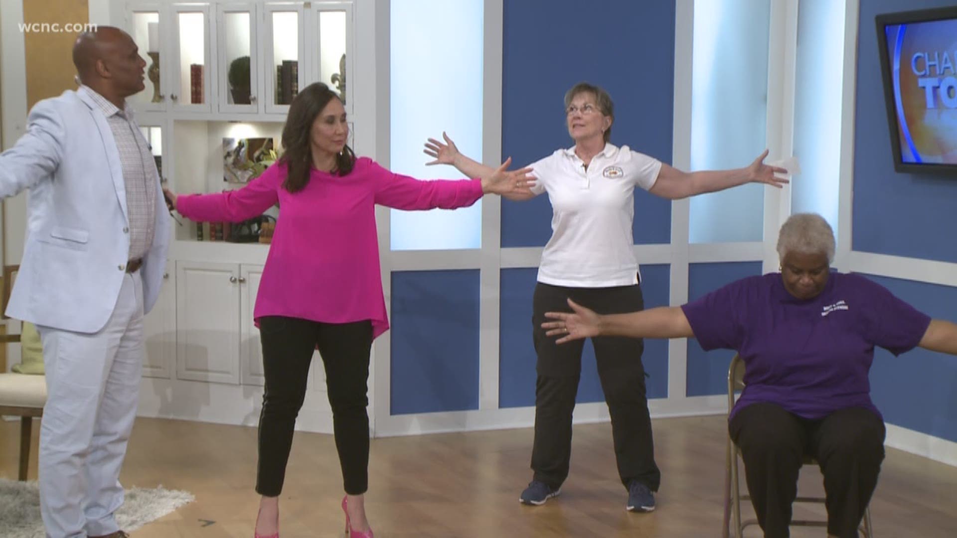 Kathy Joy from body and soul fitness shows you how to get ready for activity