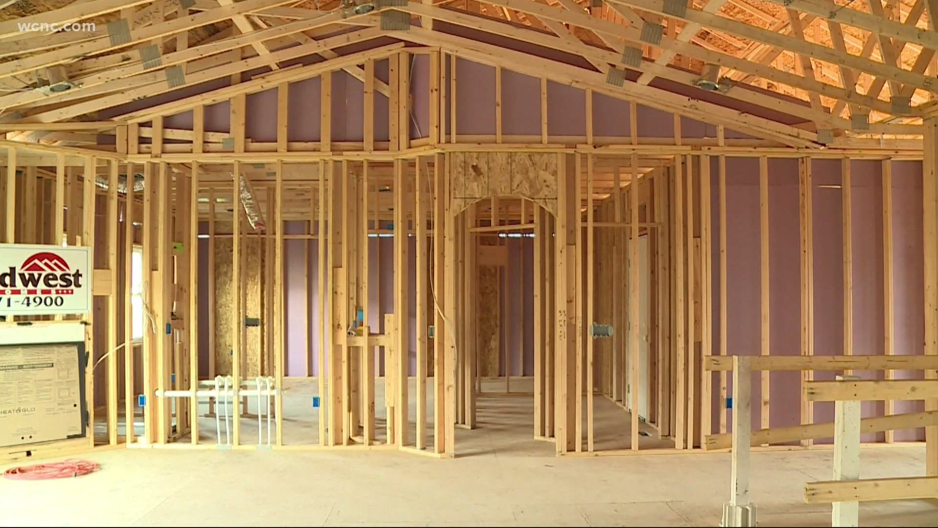 We talk with a family from our area that had to put their new home on hold due to lumber disappearing.