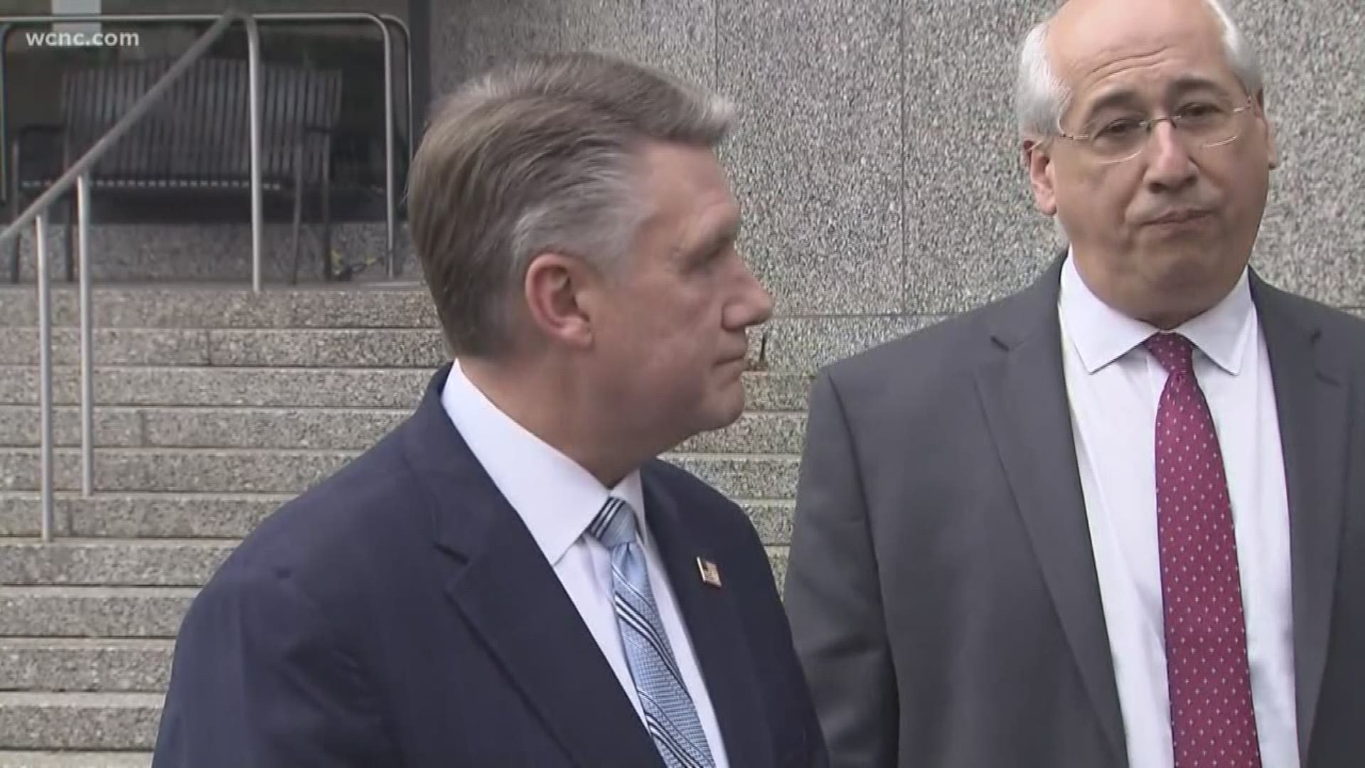 RAW: Mark Harris addresses the media after meeting with the state board of elections