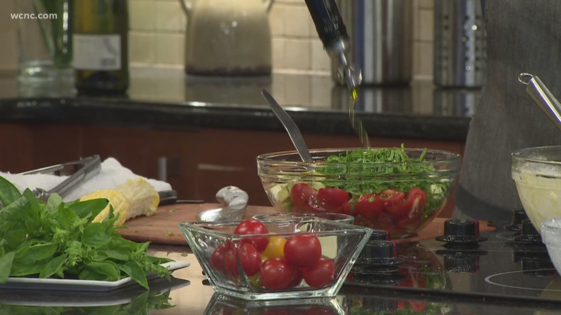 A classic Italian salad gets a southern twist by replacing rustic Italian bread with corn bread thanks to Chef Alyssa Wilen.