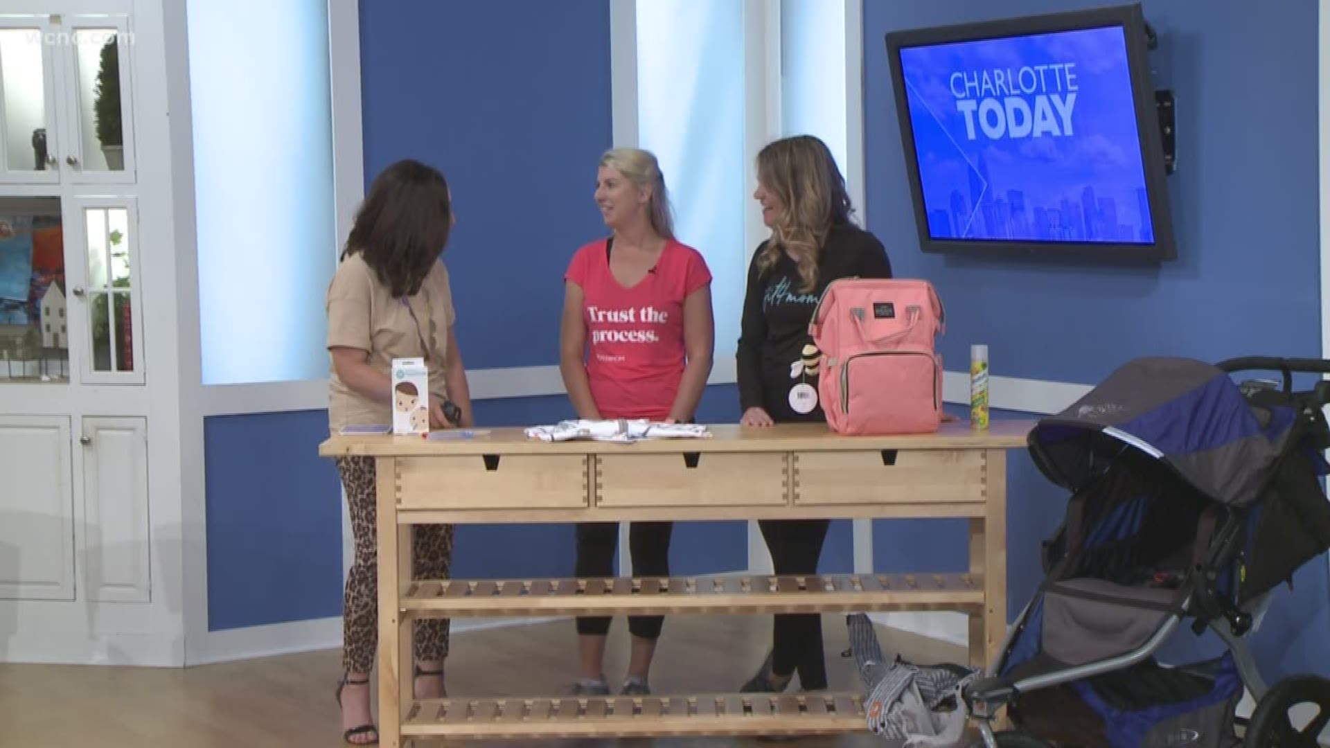 The ladies of Fit4Mom Lake Norman share their favorite parenting products they think all new moms should have.
