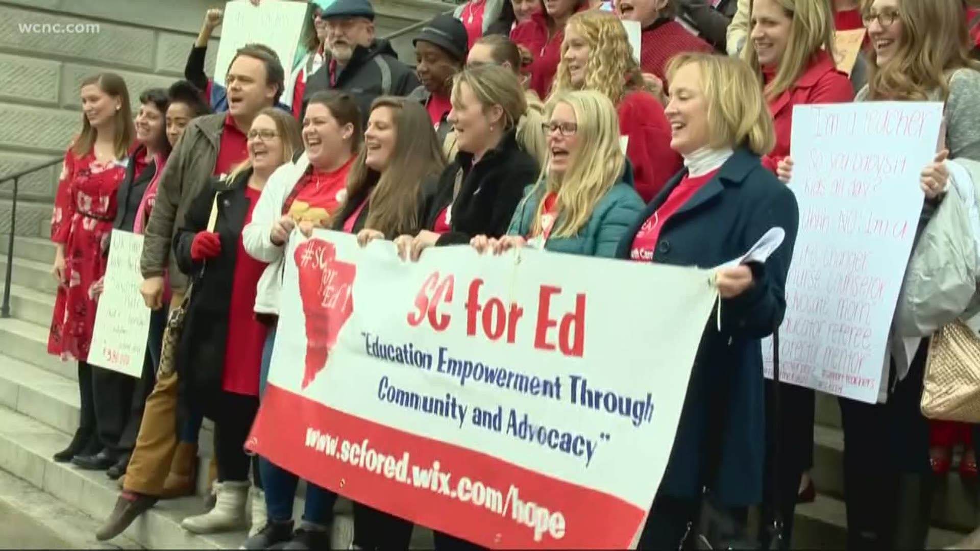 The South Carolina State Senate is proposing a four percent raise instead of 10 percent teachers wanted.