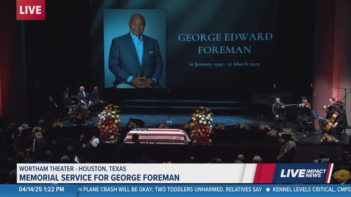 Memorial service held for George Foreman | wcnc.com