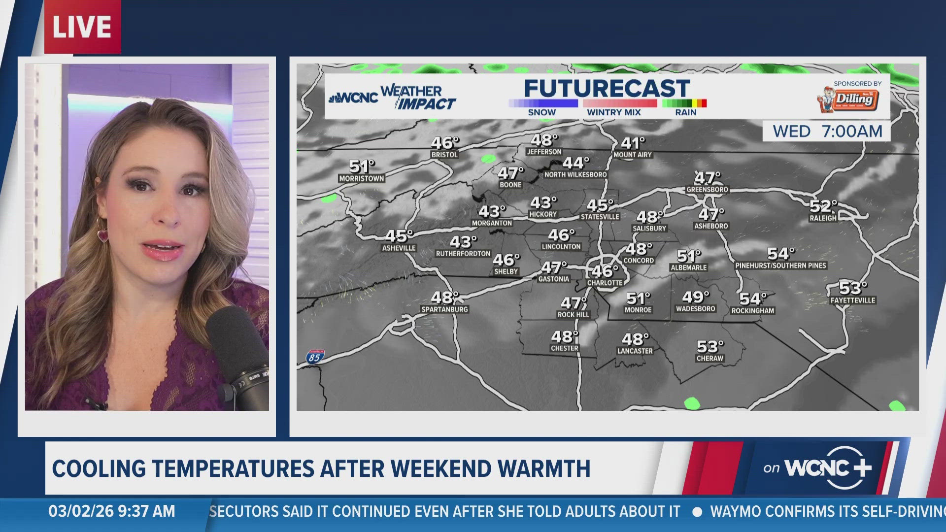Damp, gloomy Monday in Charlotte but warm weather is on the way | wcnc.com