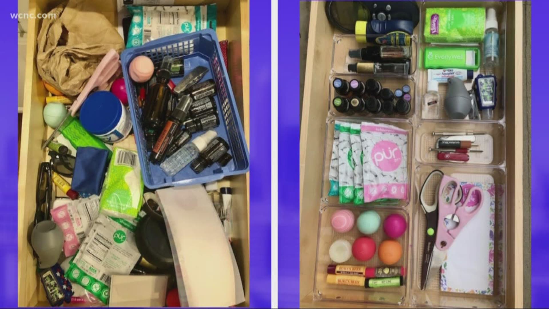 Simplicity Organizer's Laurie Martin shows us how she decluttered her neighbor's junk drawer.
