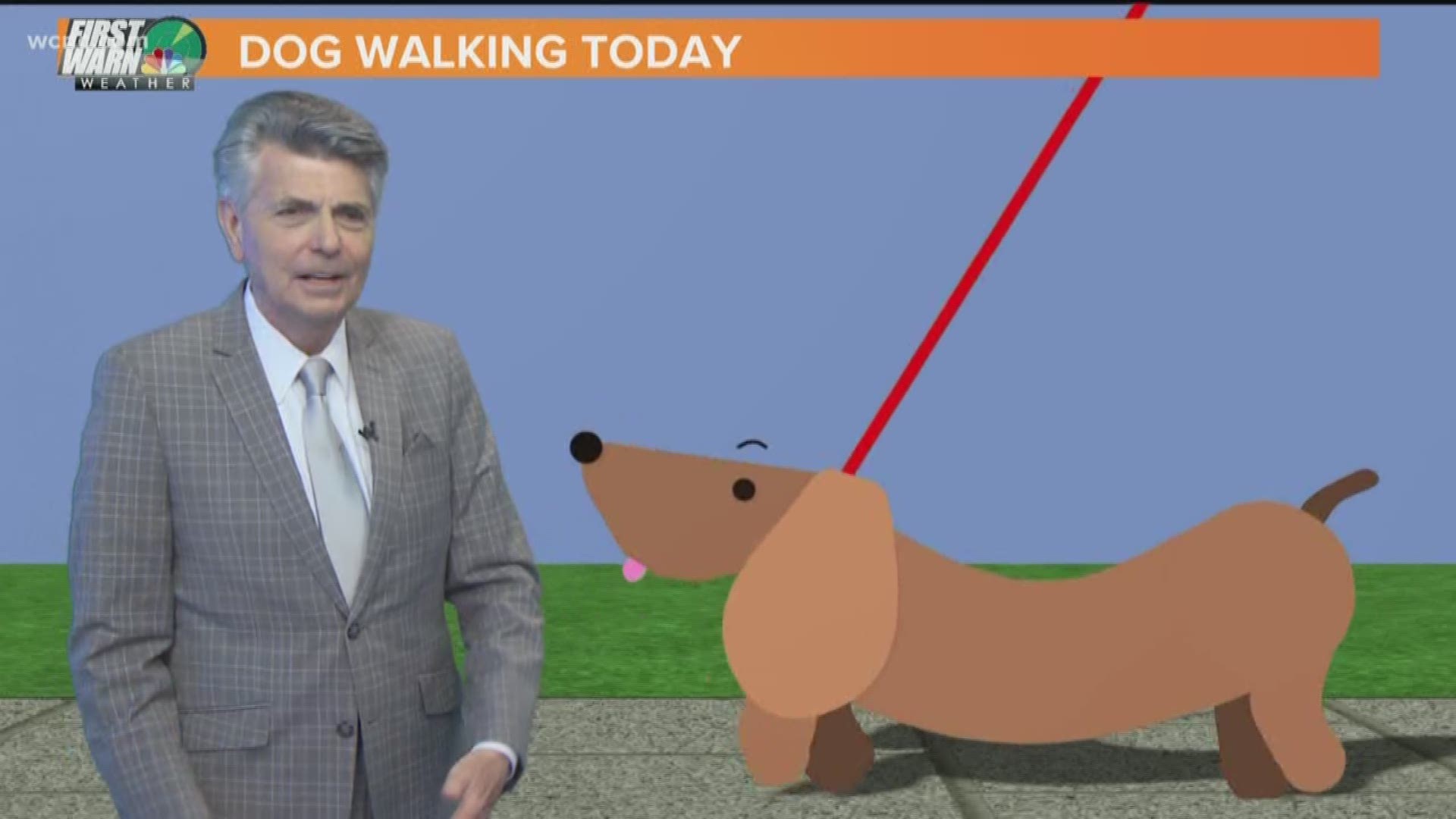 It dog walking season but Larry Sprinkle's dog needs a name! Do you have any ideas? We want to hear them!