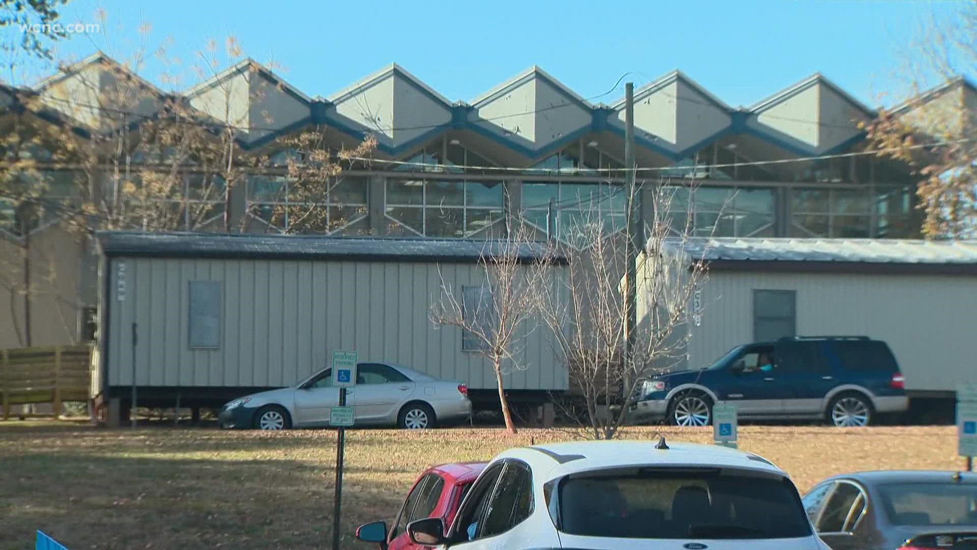 A gun was found at Garinger High School Thursday, marking the second this week on a Charlotte high school campus.