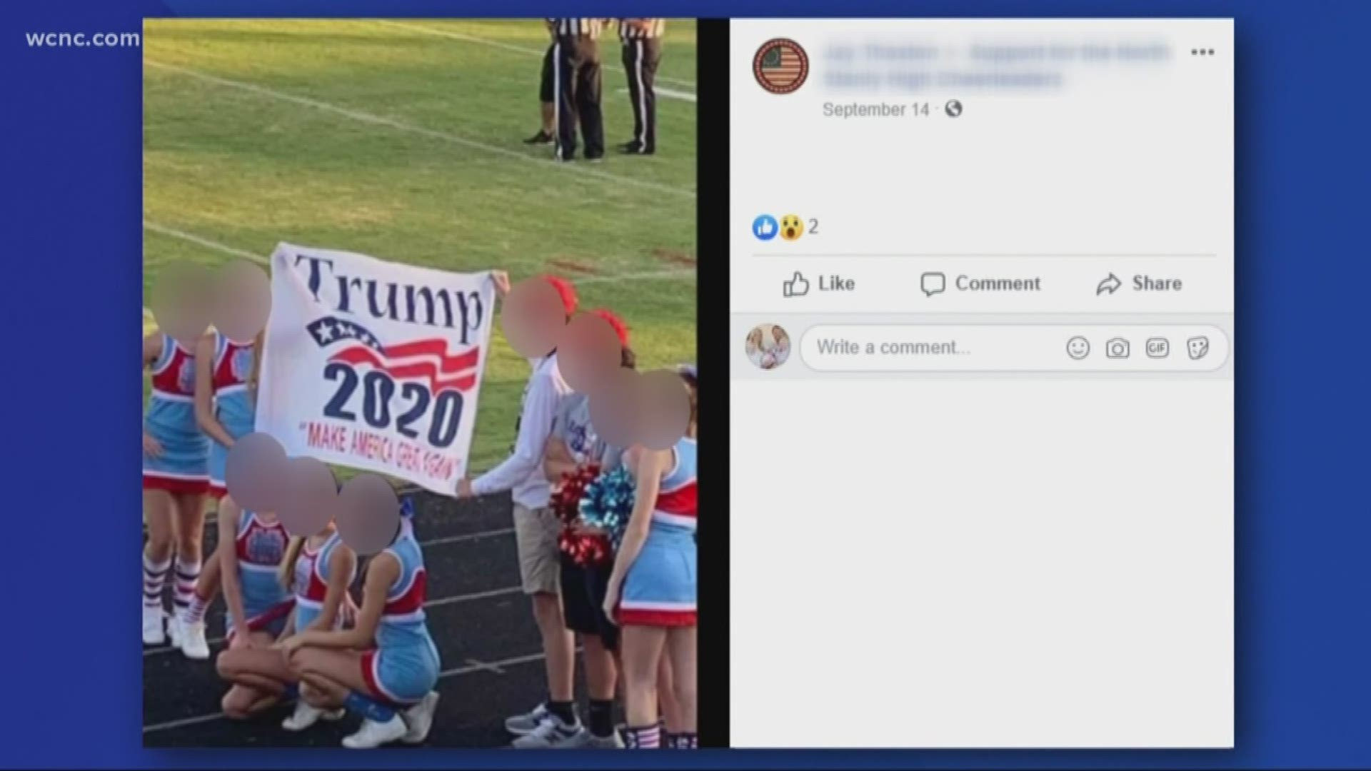 The punishment made national news and prompted dozens of people to hold a rally across the street from North Stanly High School.
