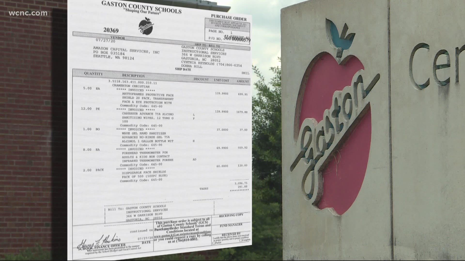 Gaston County schools spent more than $120,000 over the summer.
