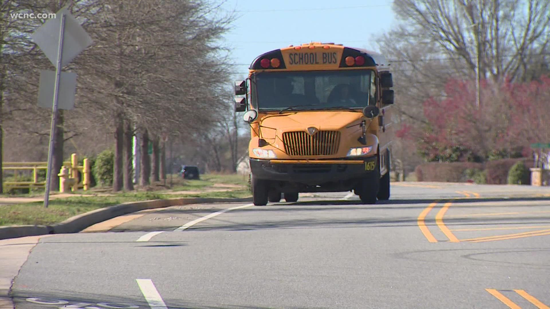 CMS Transportation Director Adam Johnson says the district's recent decision to increase starting pay for bus drivers has helped cut into the shortage.