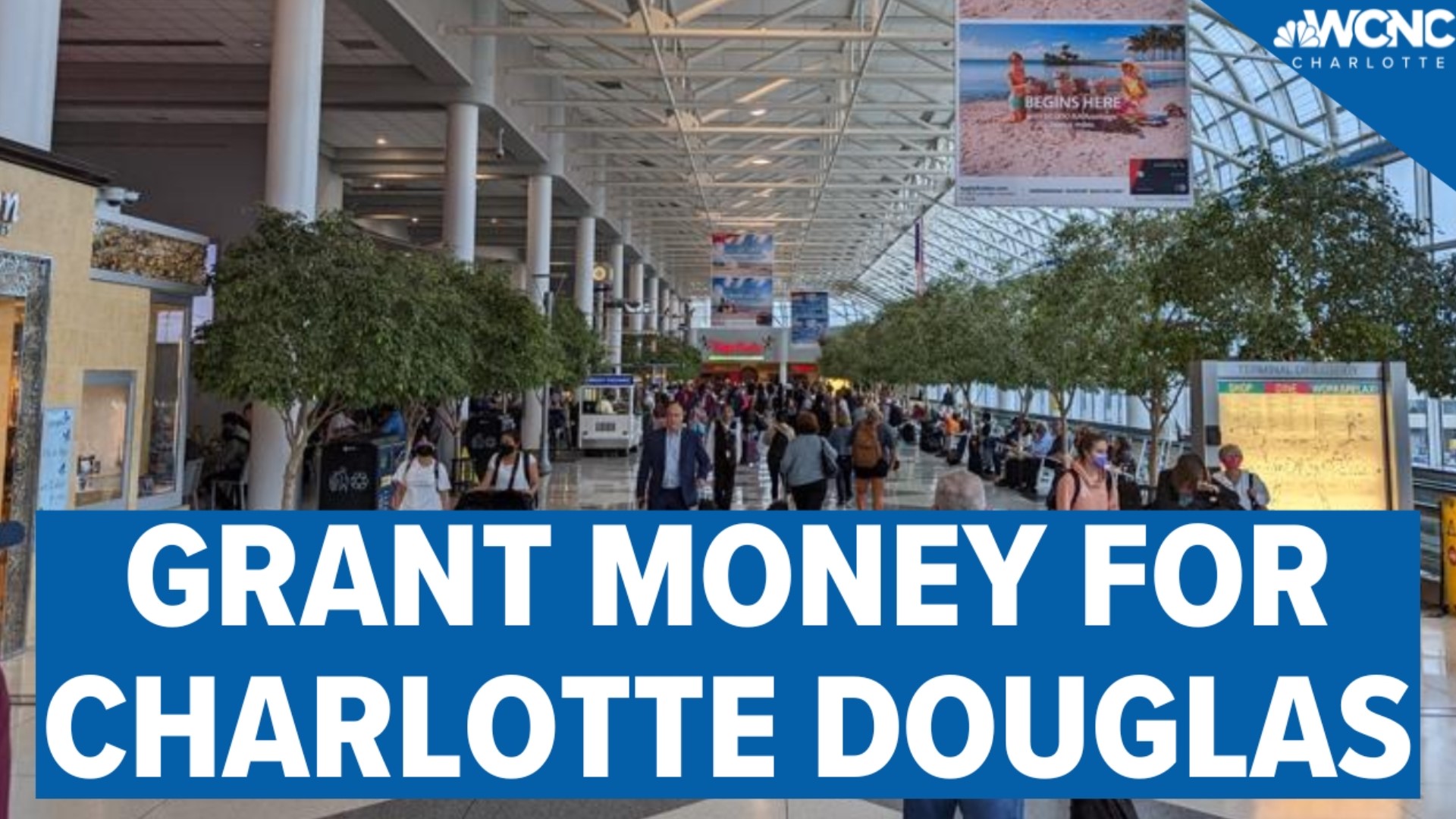 Charlotte Douglas International Airport will receive $32 million in federal funding for improvements to Concourse E, U.S. Rep. Jeff Jackson announced.