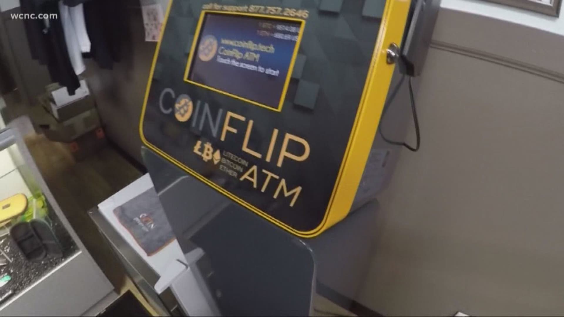 Bitcoin ATM showing up in Charlotte