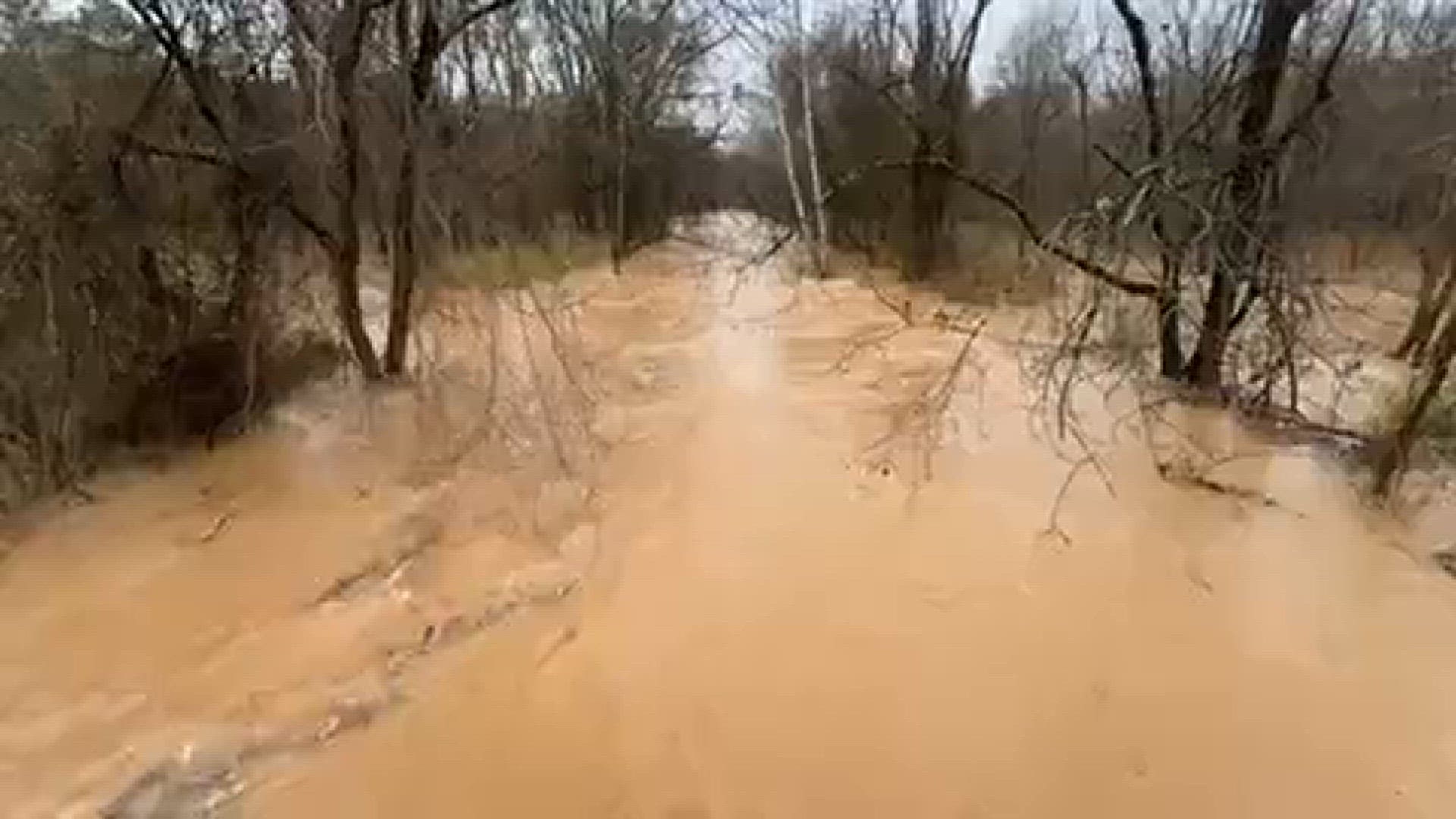 I thought it was 14 feet deep, but when I got home a few minutes later I got a notice it was up to 16 feet.
Credit: Danny Greene