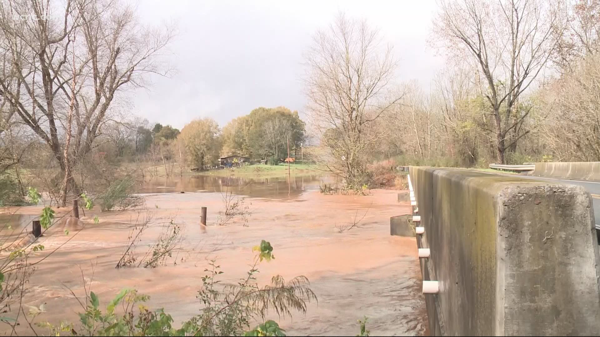 There's a high risk for flash flooding, but the main concern is during the morning hours.